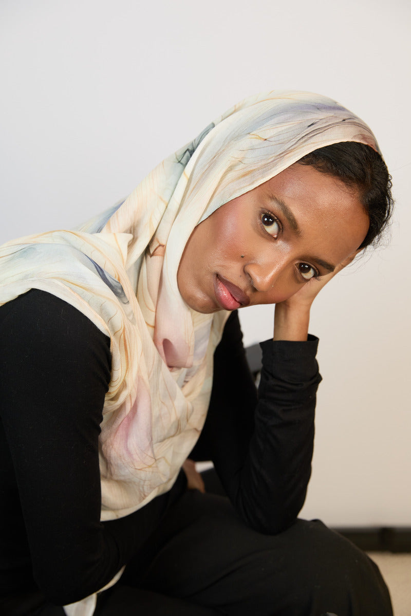Soft Elegance Printed Modal Hijab