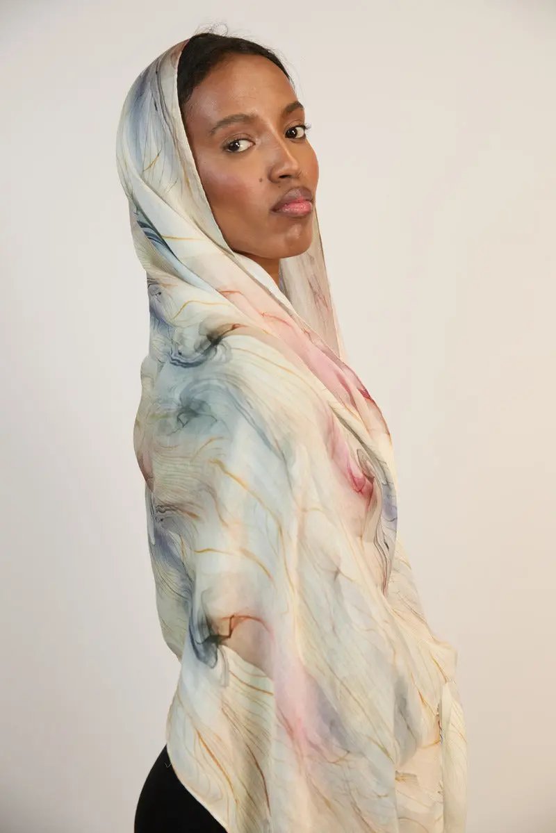 Soft Elegance Printed Modal Hijab Dar-Al-Hayya