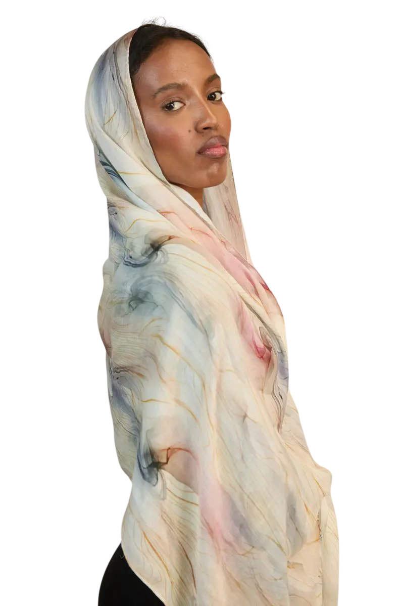Soft Elegance Printed Modal Hijab Dar-Al-Hayya