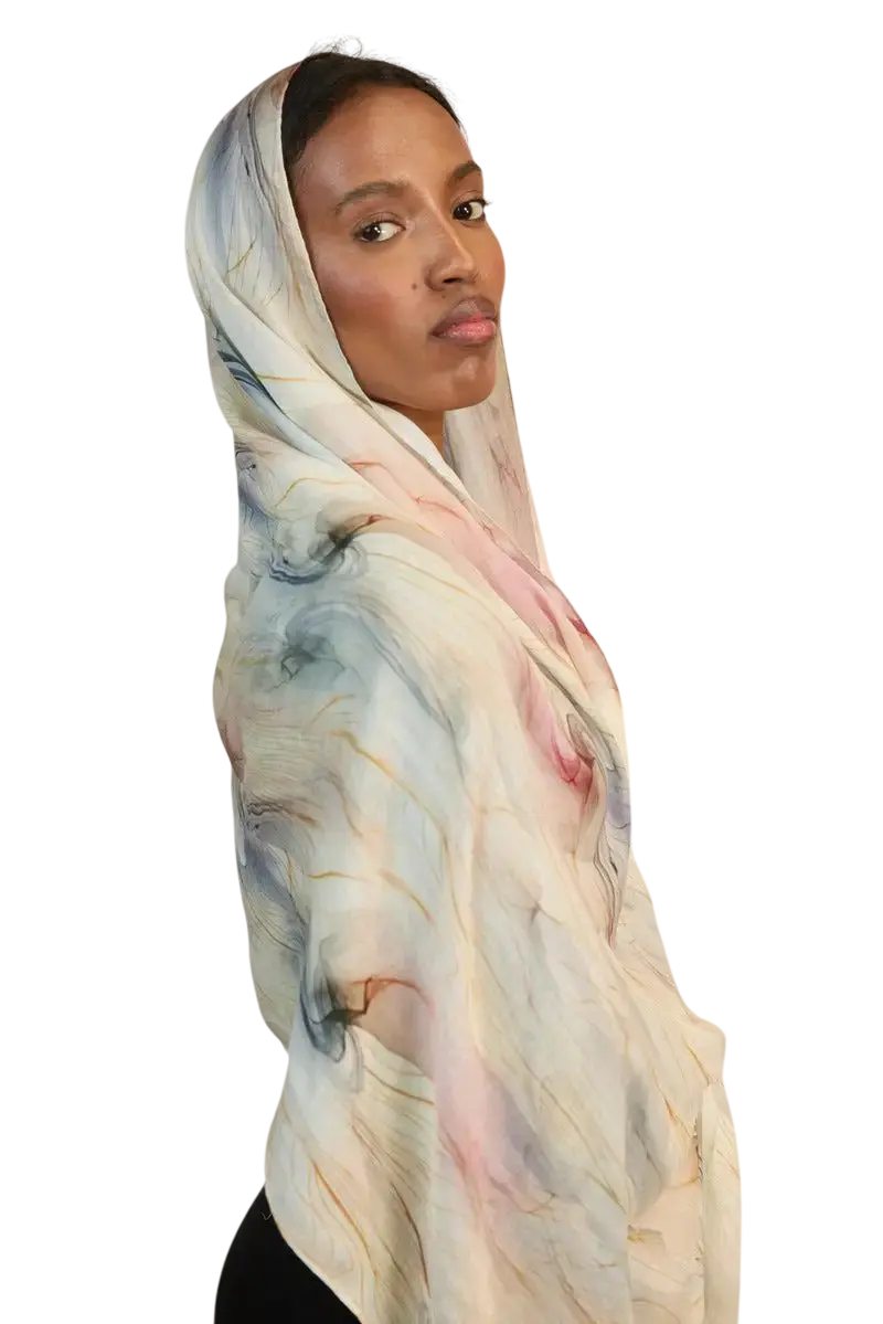 Soft Elegance Printed Modal Hijab Dar-Al-Hayya