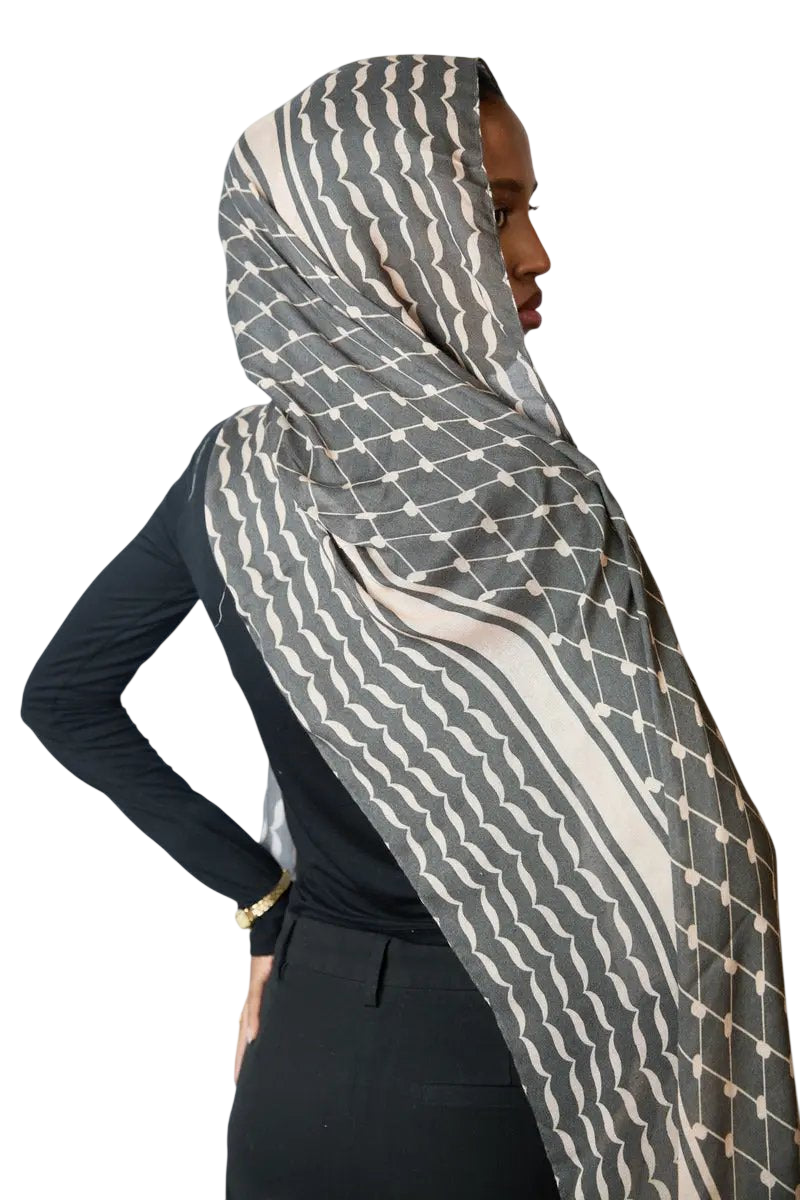 Keffiyeh Printed Modal Hijab Dar-Al-Hayya