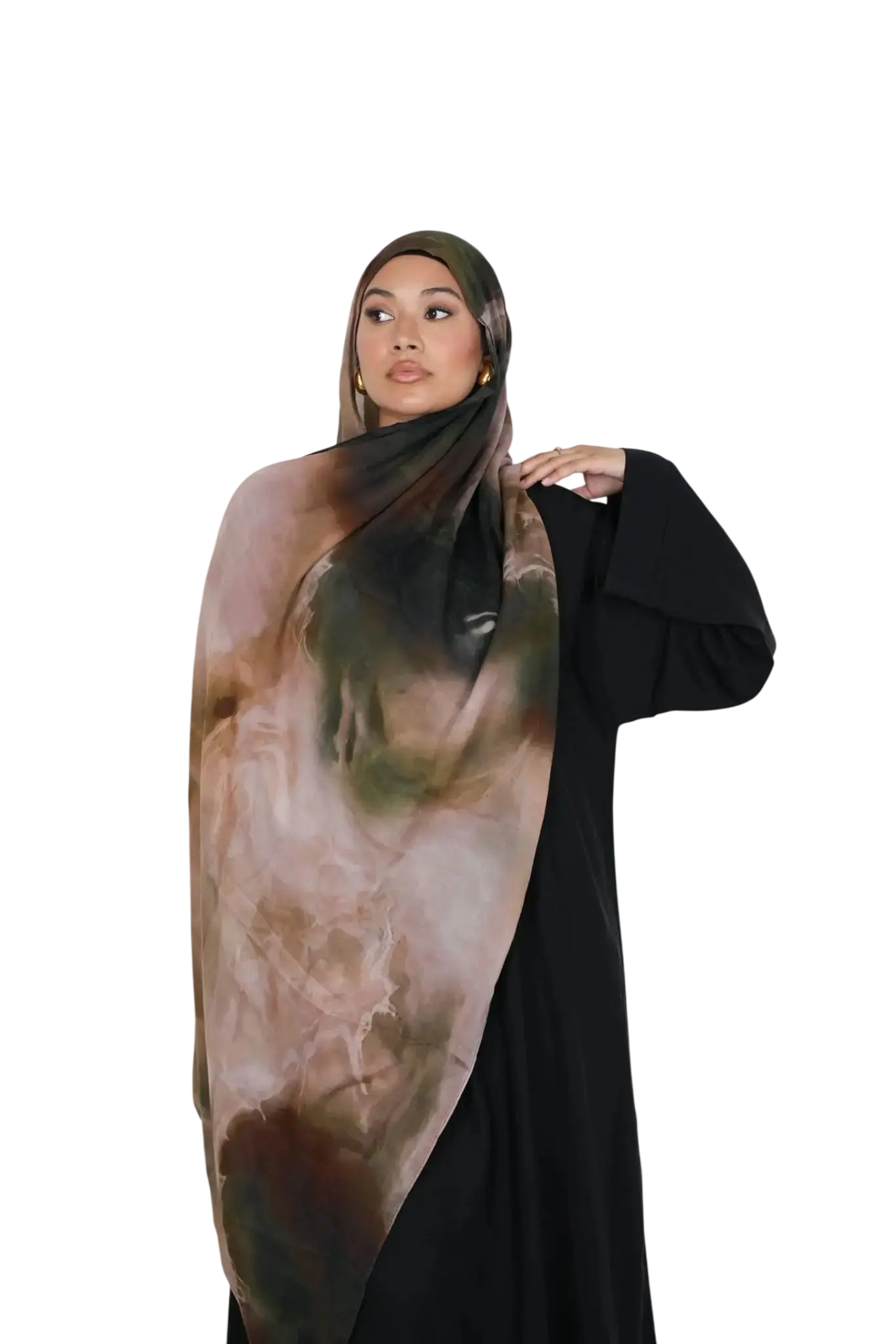 Bronze Haze Print Modal Hijab Dar-Al-Hayya