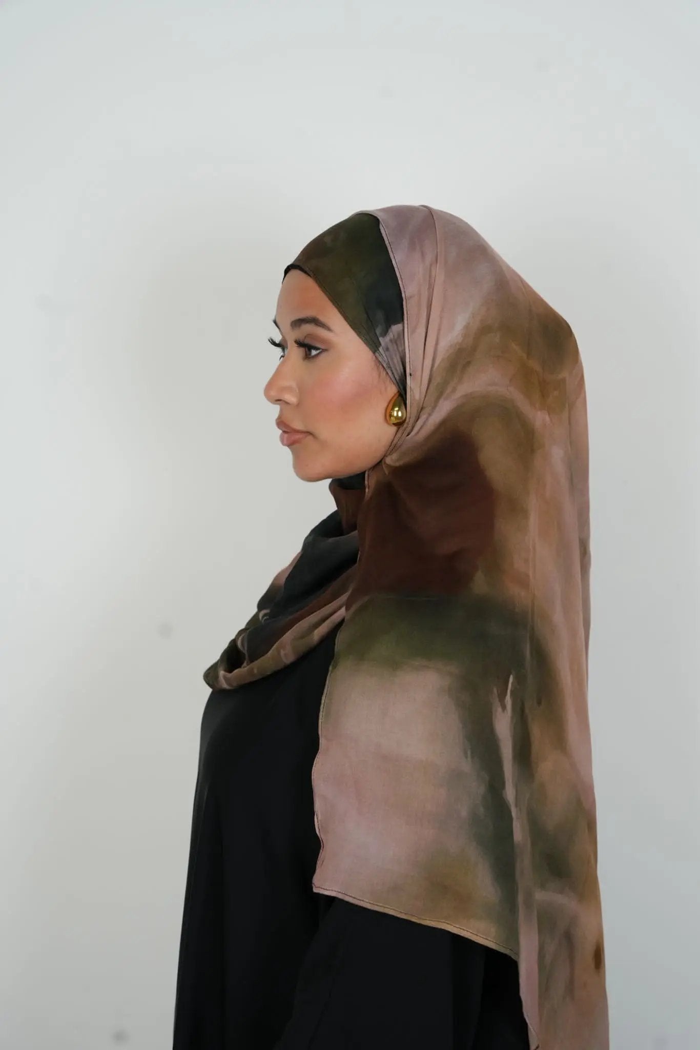 Bronze Haze Print Modal Hijab Dar-Al-Hayya