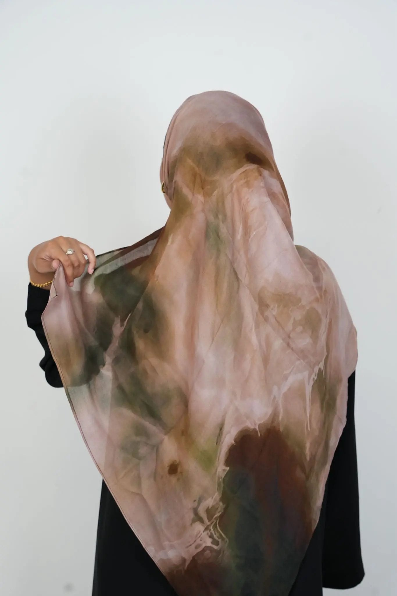 Bronze Haze Print Modal Hijab Dar-Al-Hayya