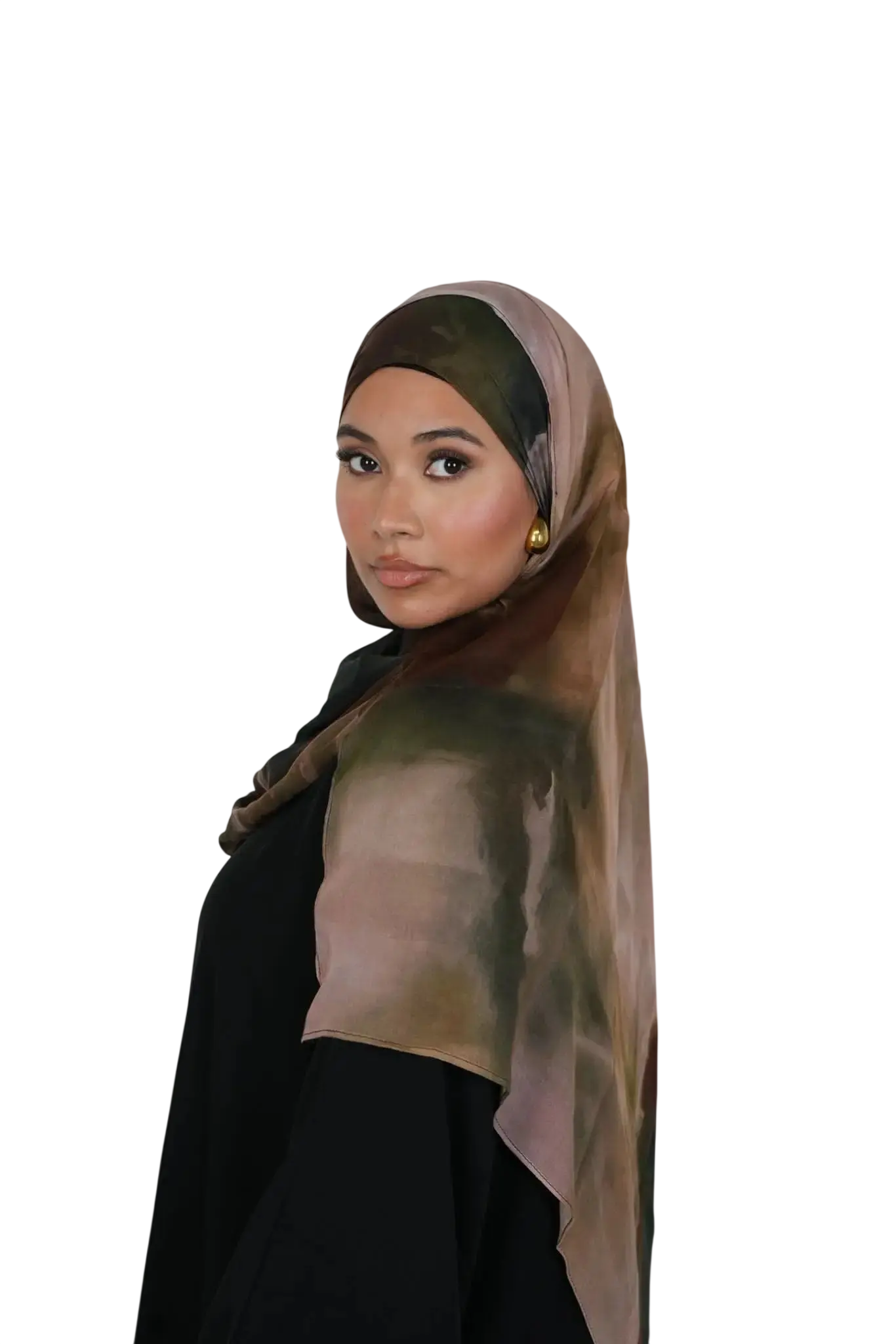 Bronze Haze Print Modal Hijab Dar-Al-Hayya