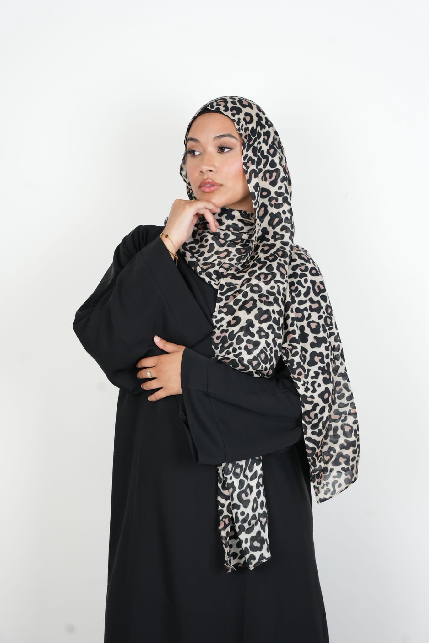 Zebra Print Modal Hijab