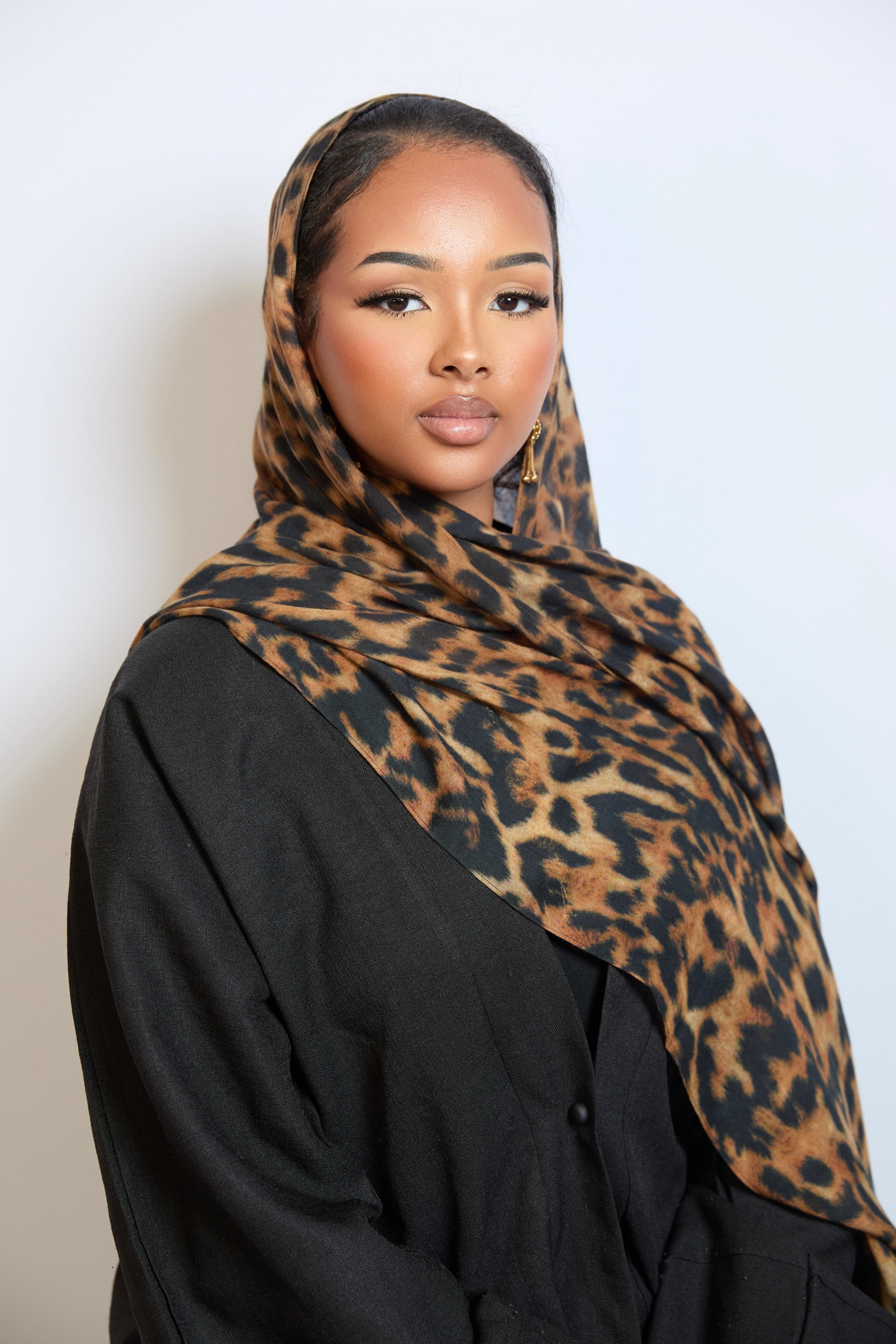 Leopard Print Modal Hijab