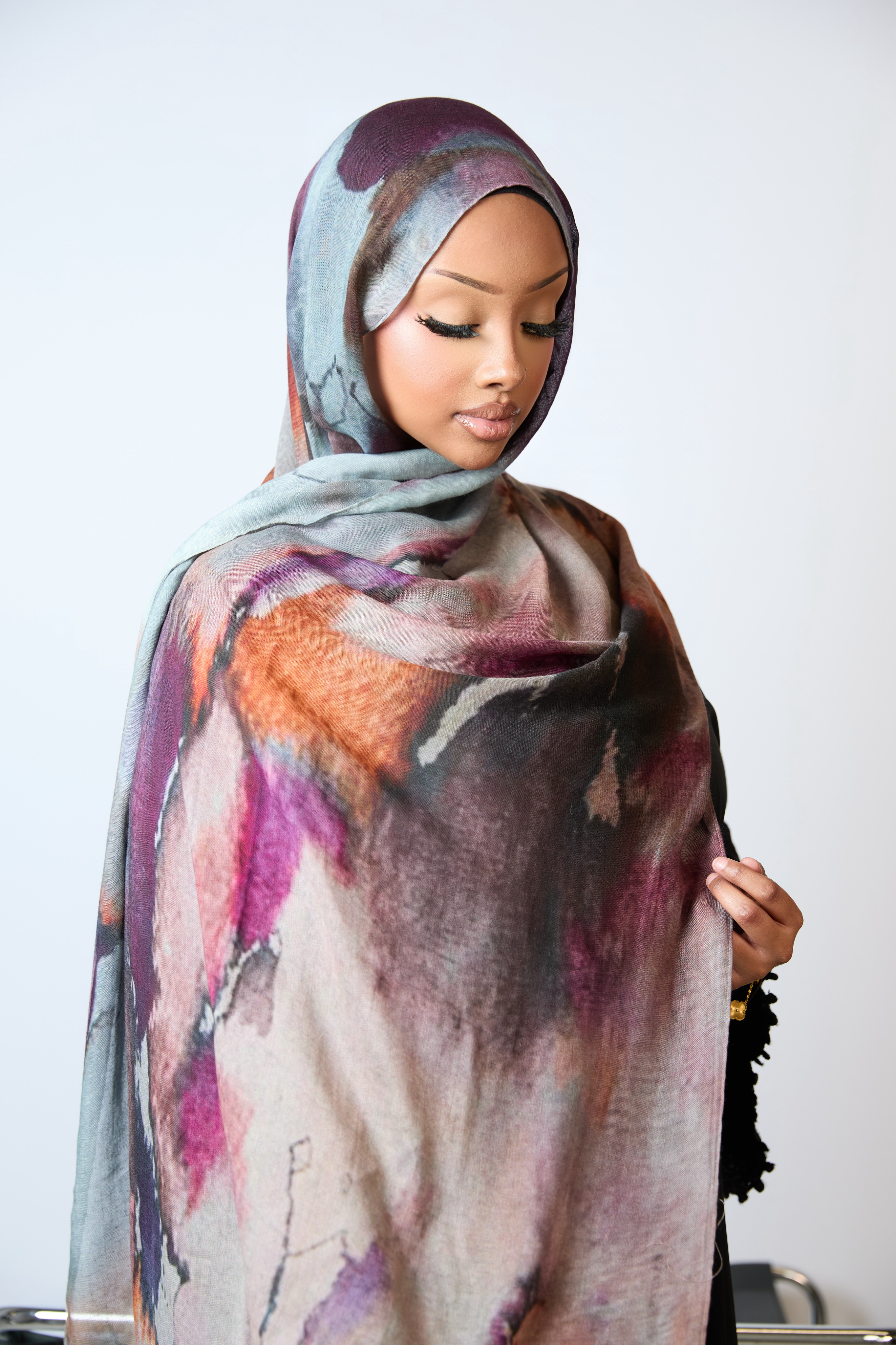 Abstract Printed Modal Hijab
