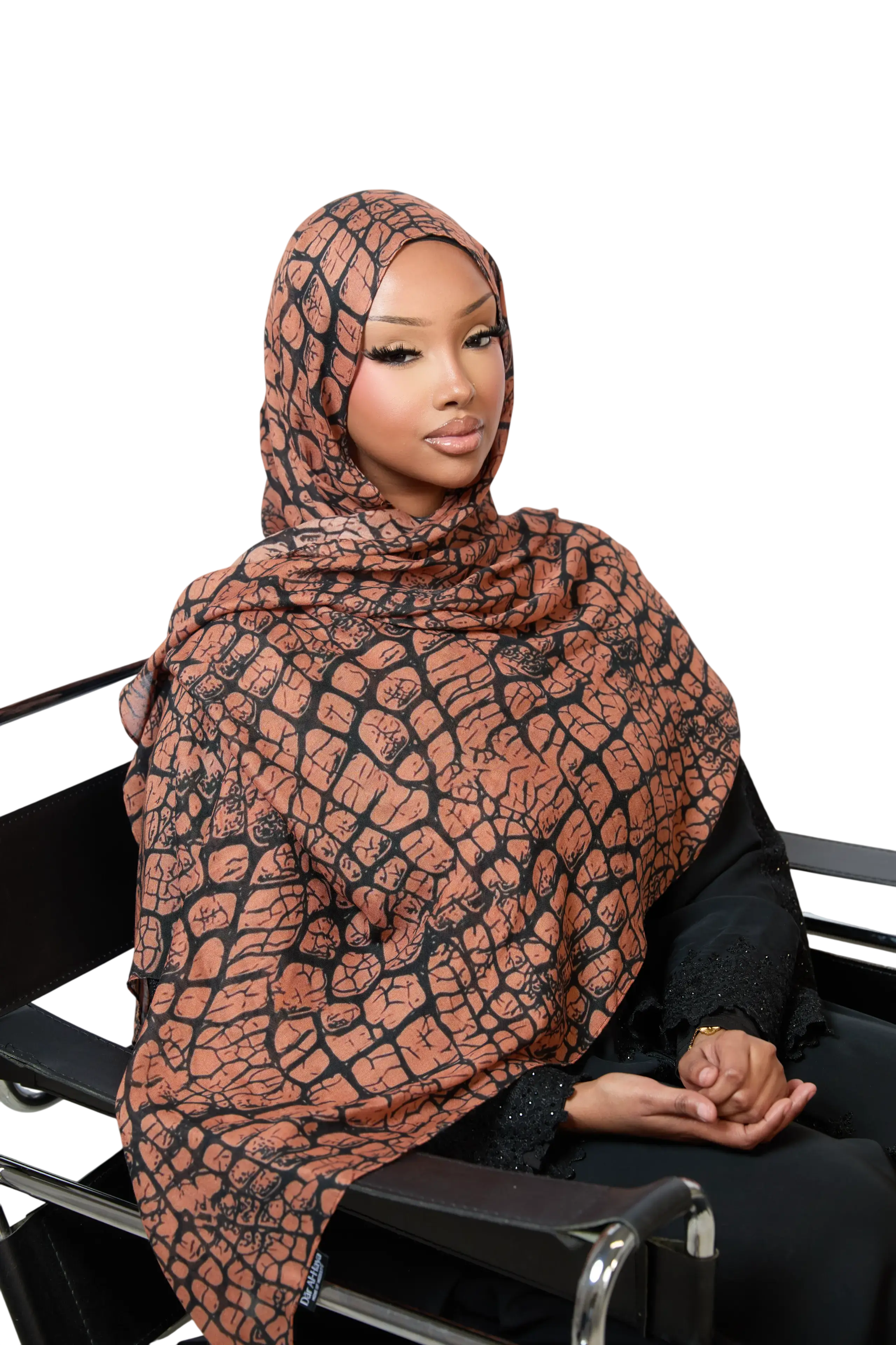 Crocodile Print Modal Hijab Dar-Al-Hayya
