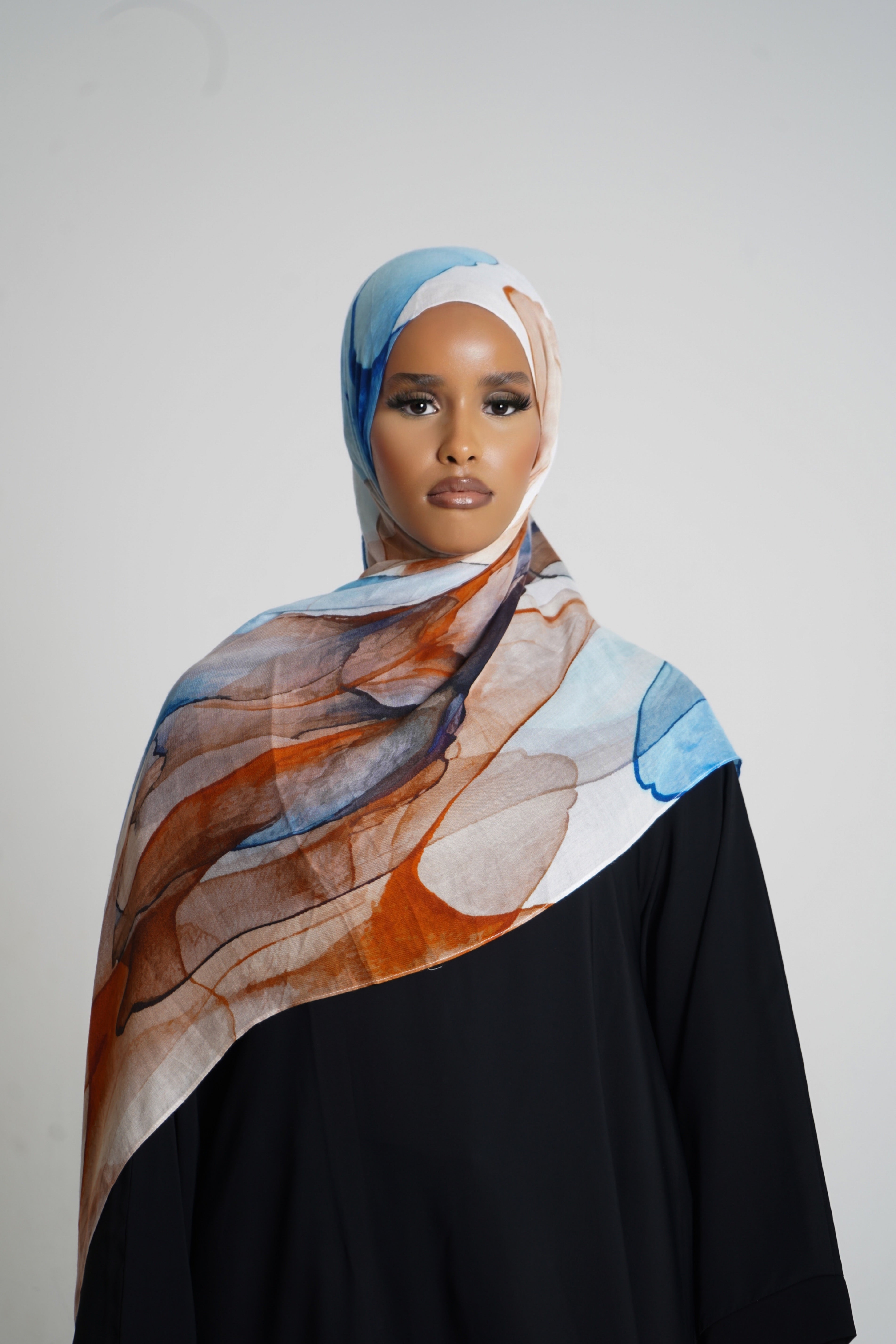 Sunrise Smoke Bamboo Print Modal