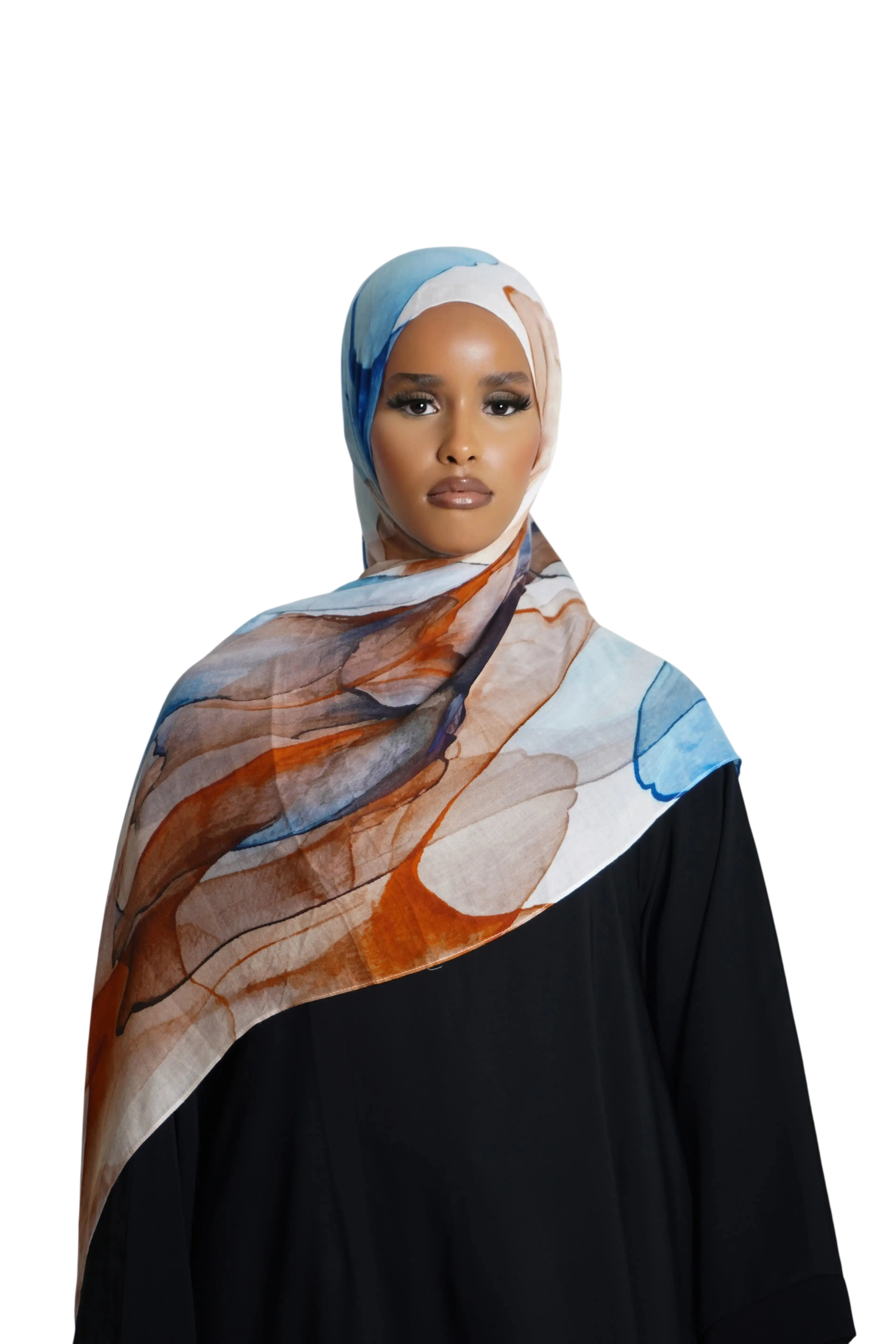 Sunrise Smoke Bamboo Print Modal Dar-Al-Hayya