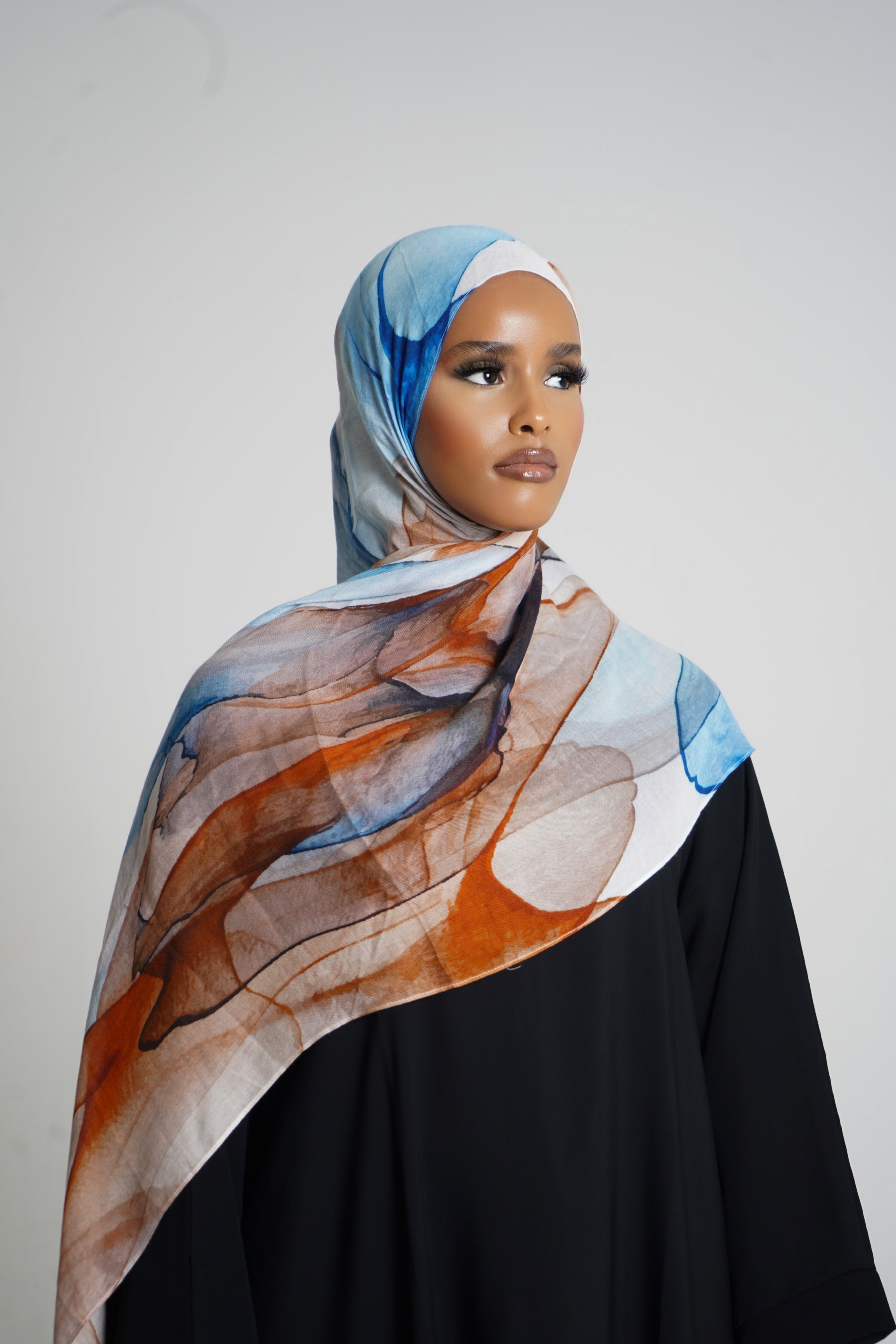 Sunrise Smoke Bamboo Print Modal
