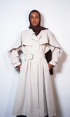 Ivory Elegance Cape Coat