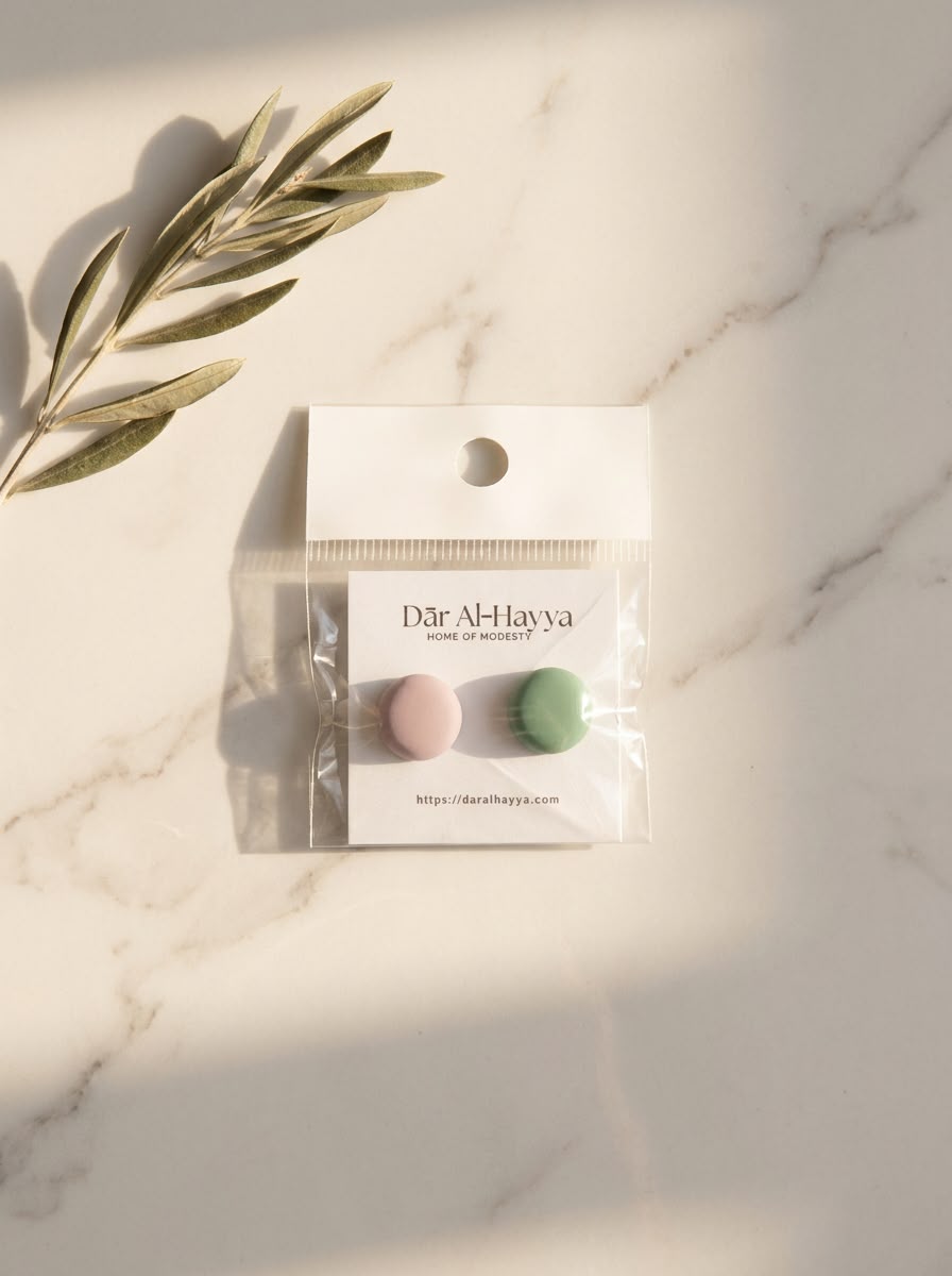 Safa Hold Magnetic Hijab Pins - Mint & Pink