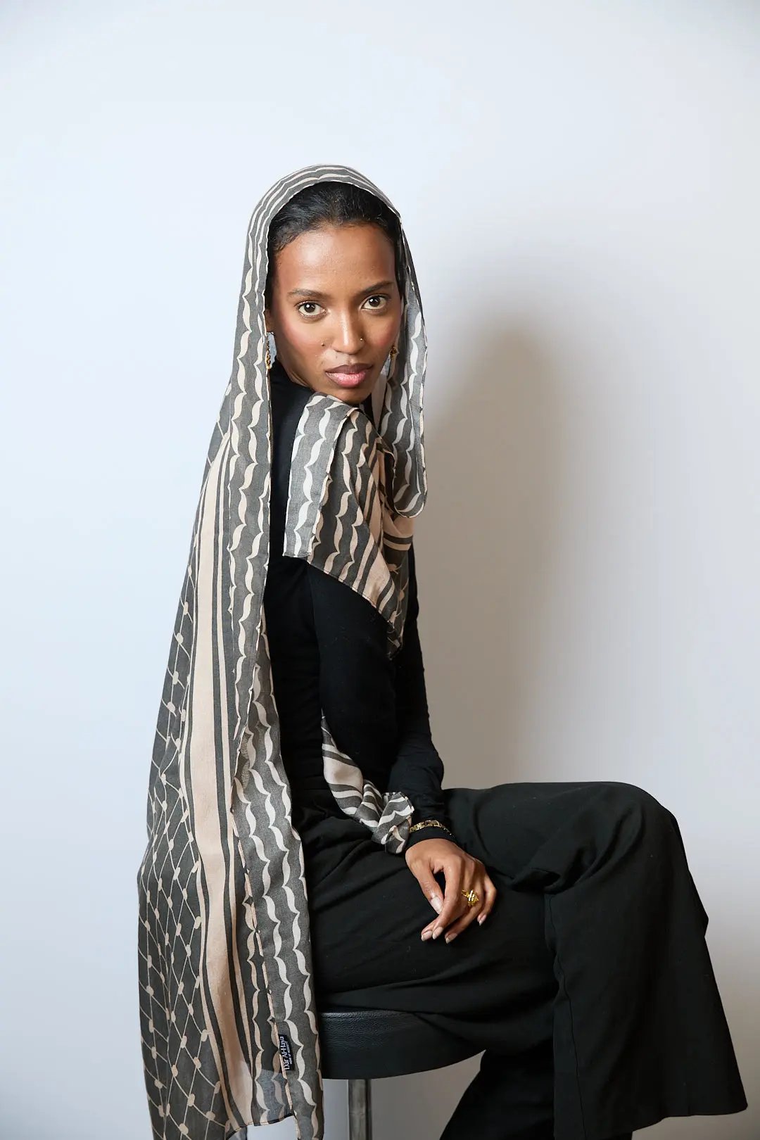 Keffiyeh Printed Modal Hijab Dar-Al-Hayya