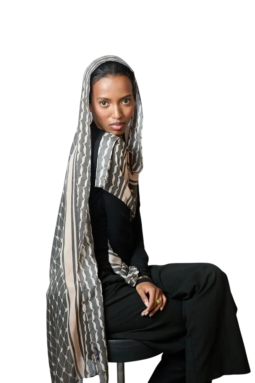Keffiyeh Printed Modal Hijab Dar-Al-Hayya