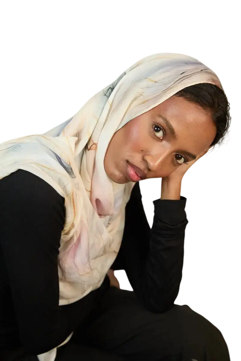 Soft Elegance Printed Modal Hijab Dar-Al-Hayya
