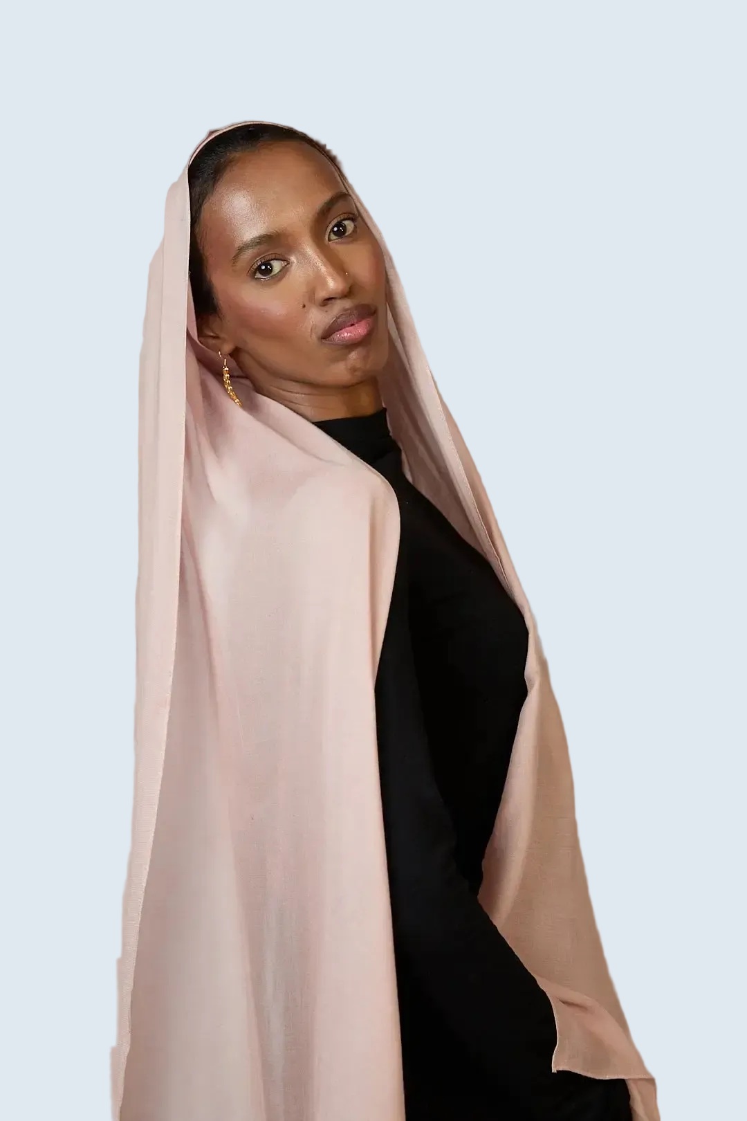 Soft Pink Plain Modal Hijab Dar-Al-Hayya