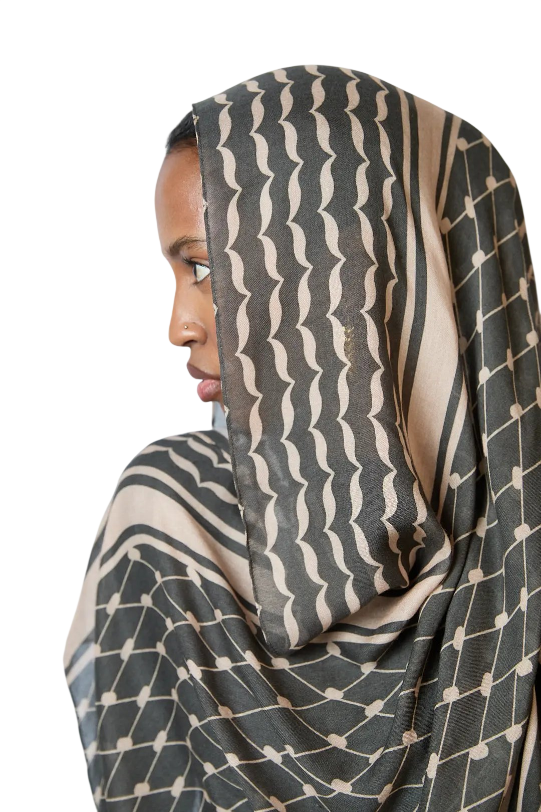 Keffiyeh Printed Modal Hijab Dar-Al-Hayya
