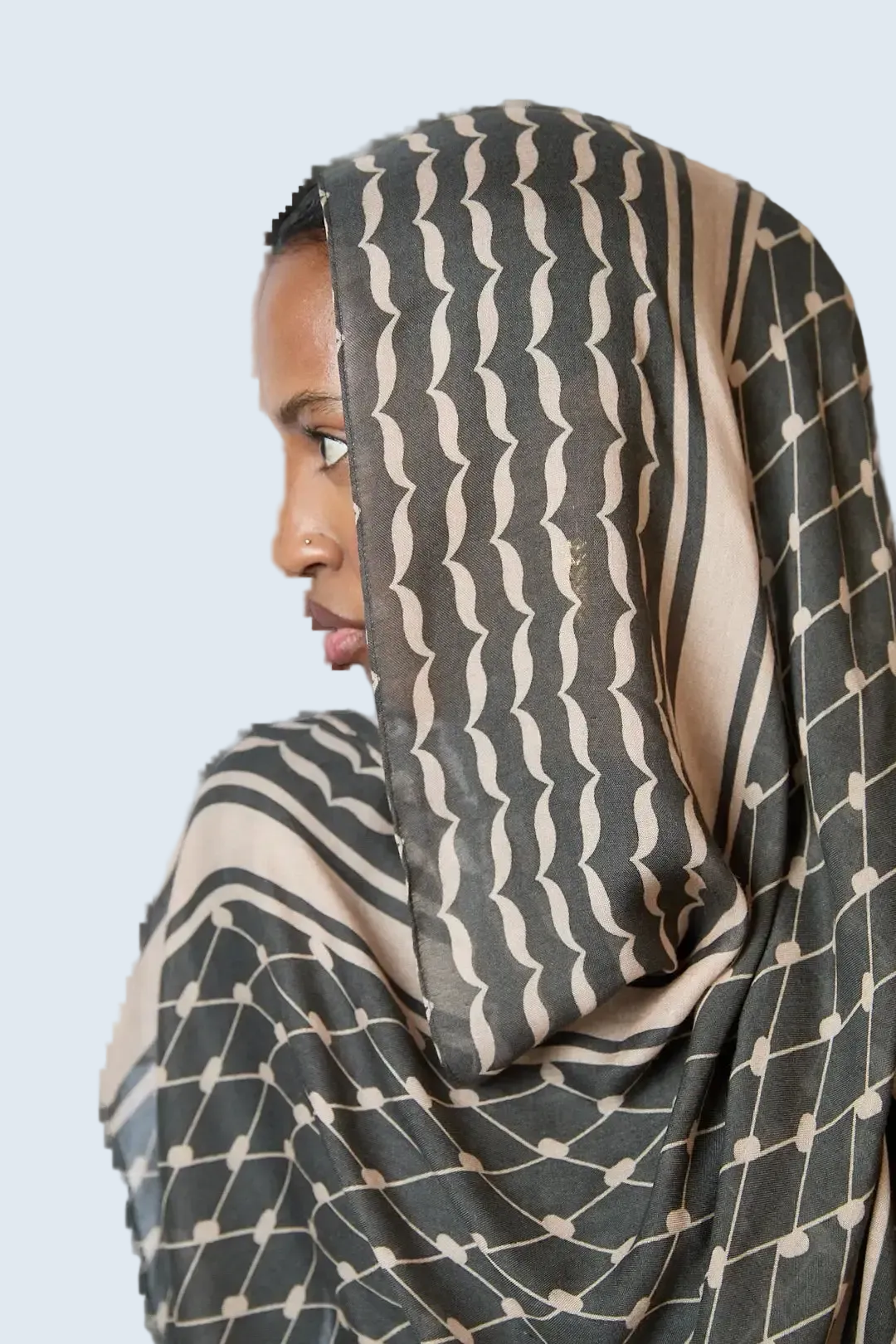 Keffiyeh Printed Modal Hijab Dar-Al-Hayya