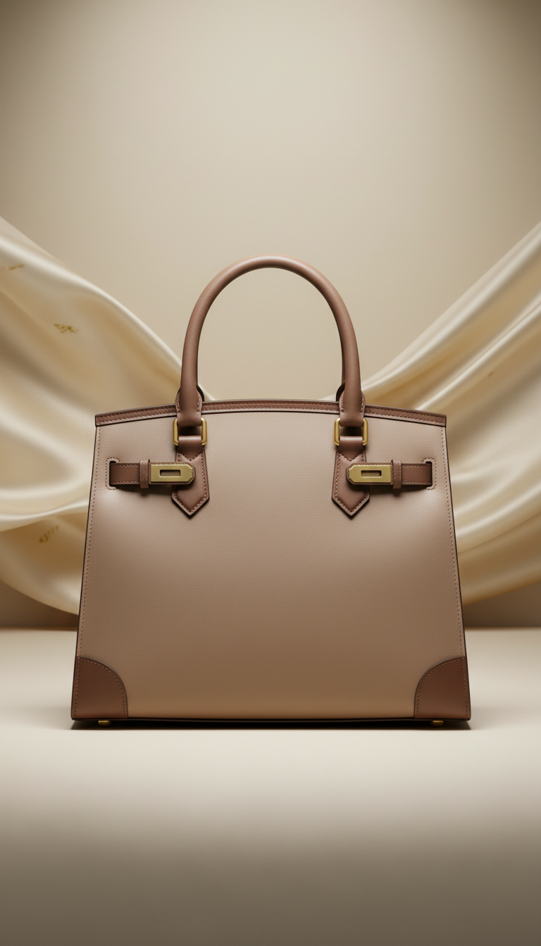 Structured Leather Handbag