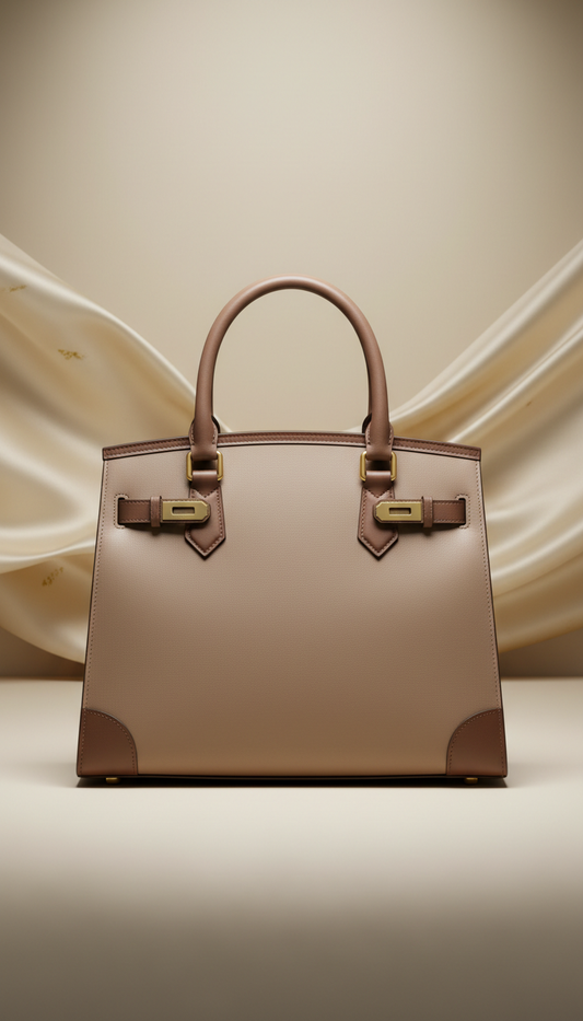 Structured Leather Handbag