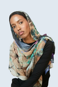 Abstract Harmony Printed Modal Hijab Dar-Al-Hayya