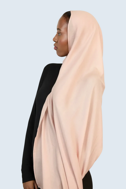 Soft Pink Plain Modal Hijab Dar-Al-Hayya