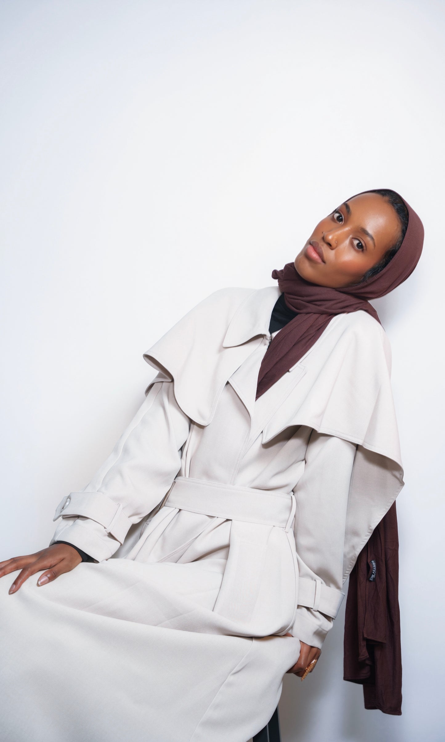 Ivory Elegance Cape Coat