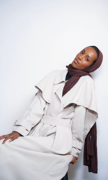 Ivory Elegance Cape Coat