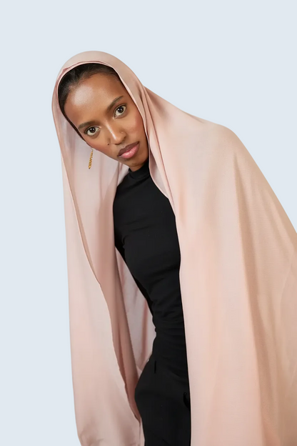 Soft Pink Plain Modal Hijab Dar-Al-Hayya