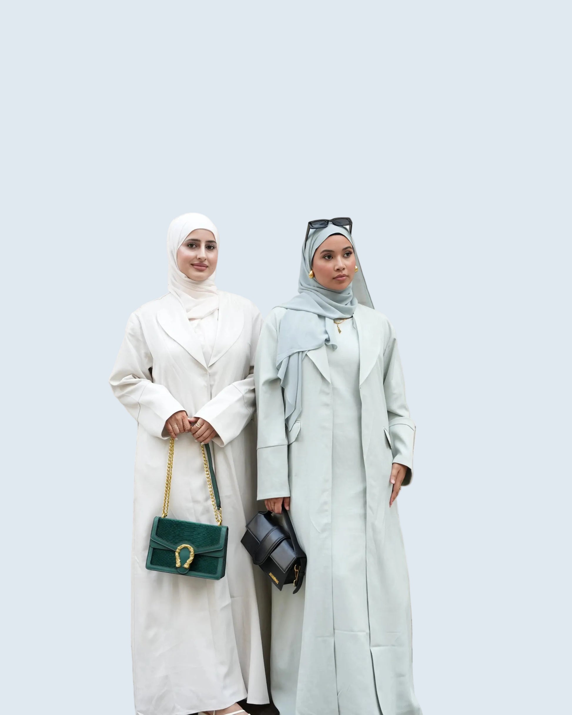 Mint Bliss Blazer Abaya Set Dar-Al-Hayya
