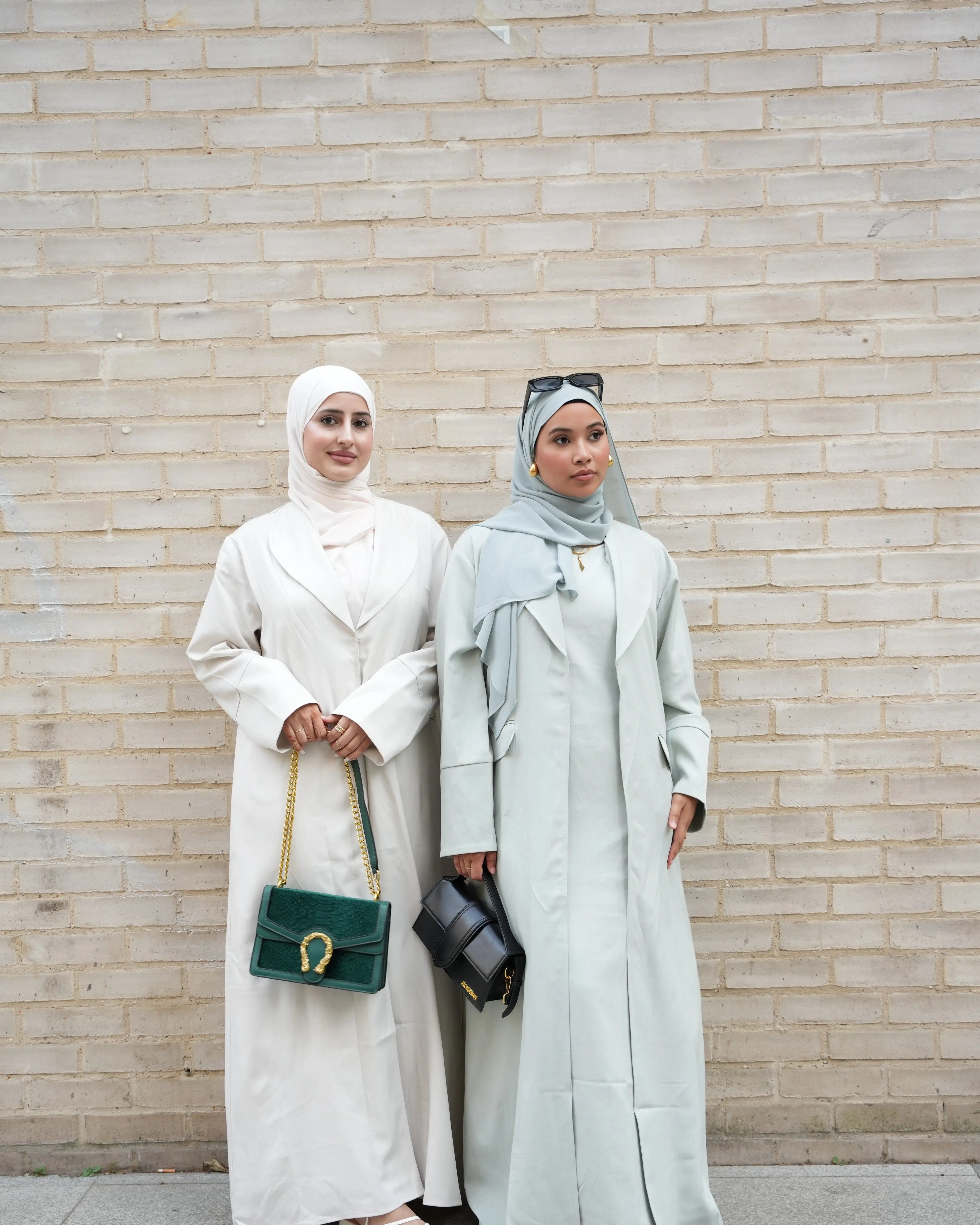 Mint Bliss Blazer Abaya Set Dar-Al-Hayya