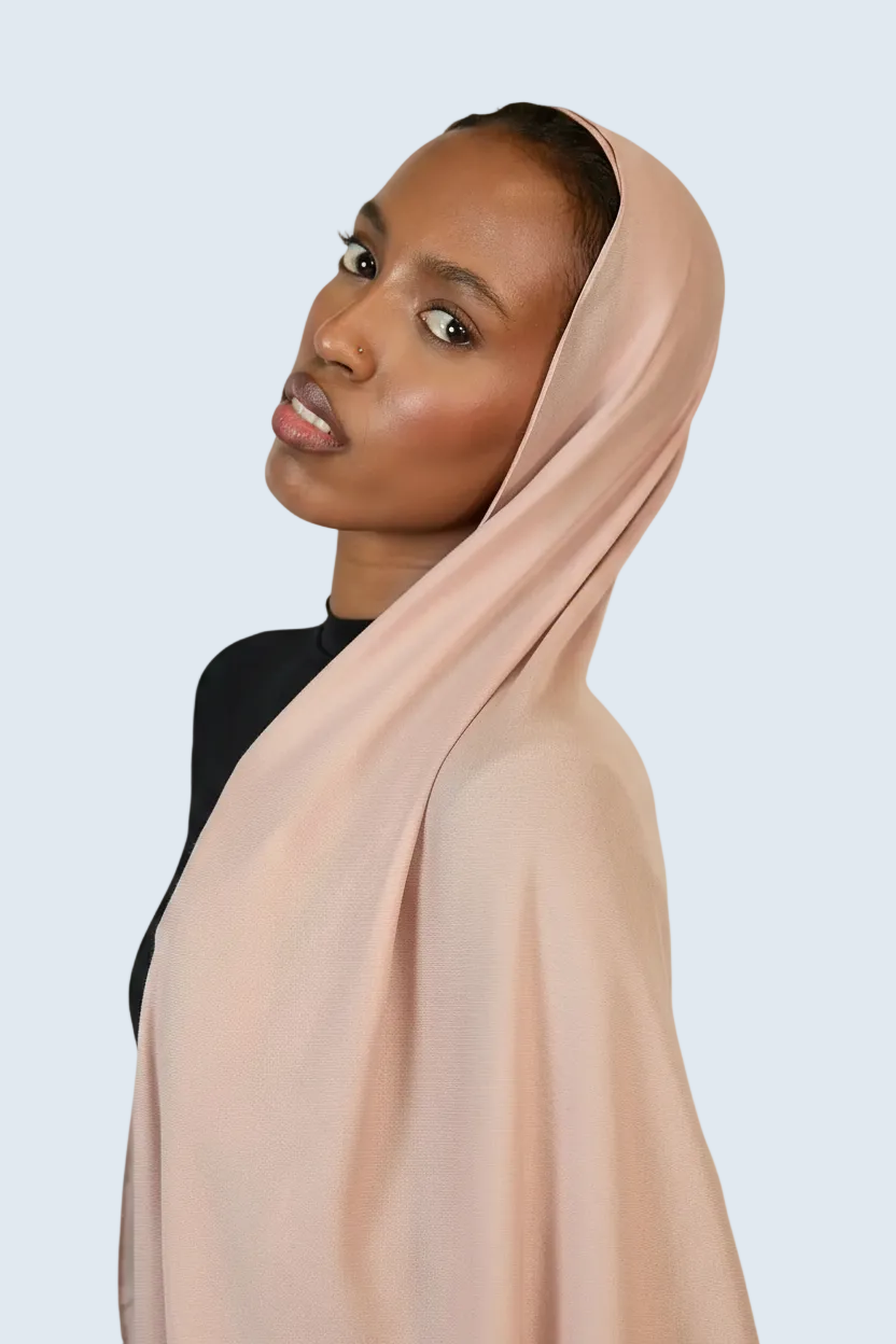 Soft Pink Plain Modal Hijab Dar-Al-Hayya