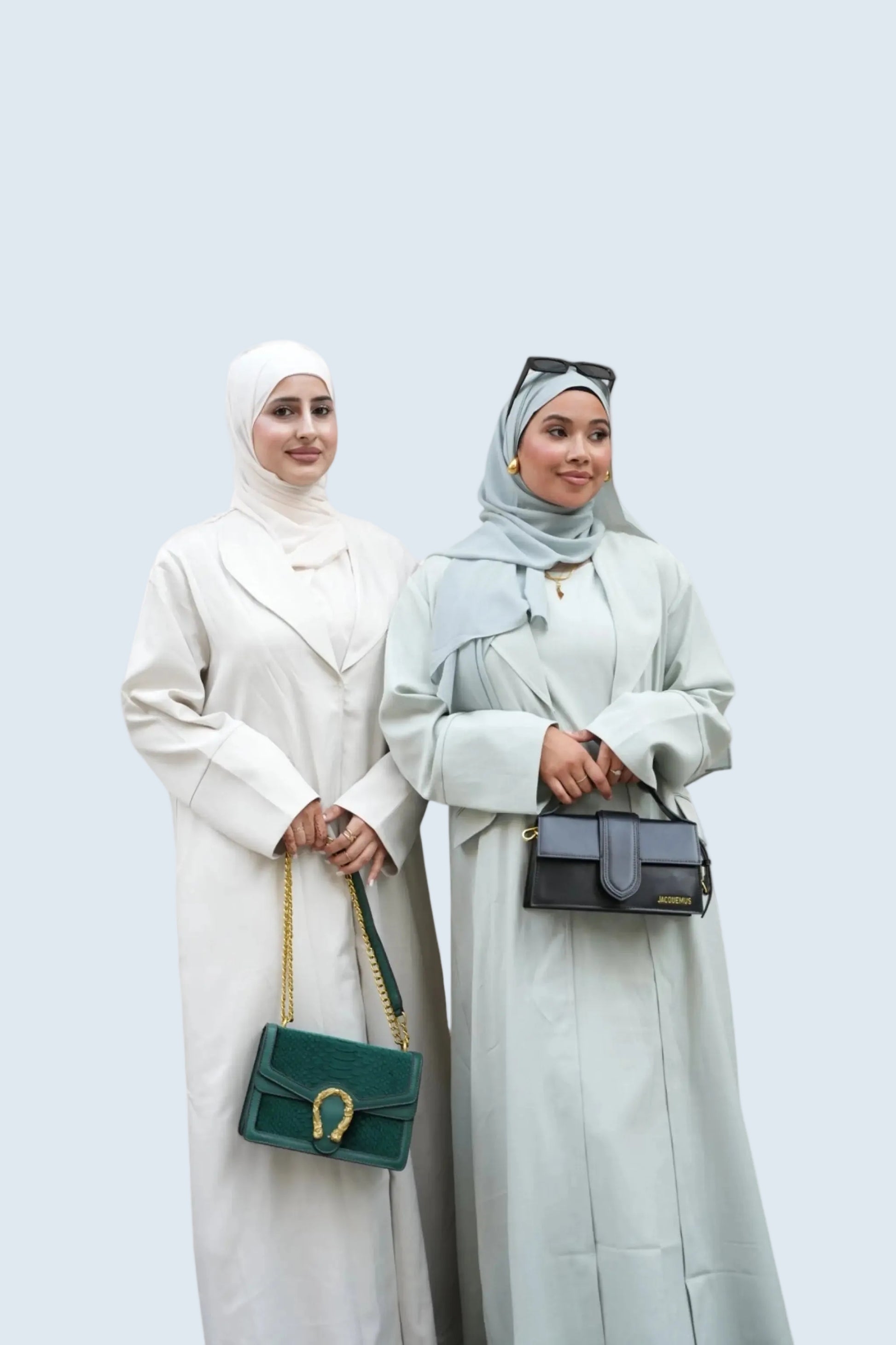 Ivory Bliss Blazer Abaya Set Dar-Al-Hayya