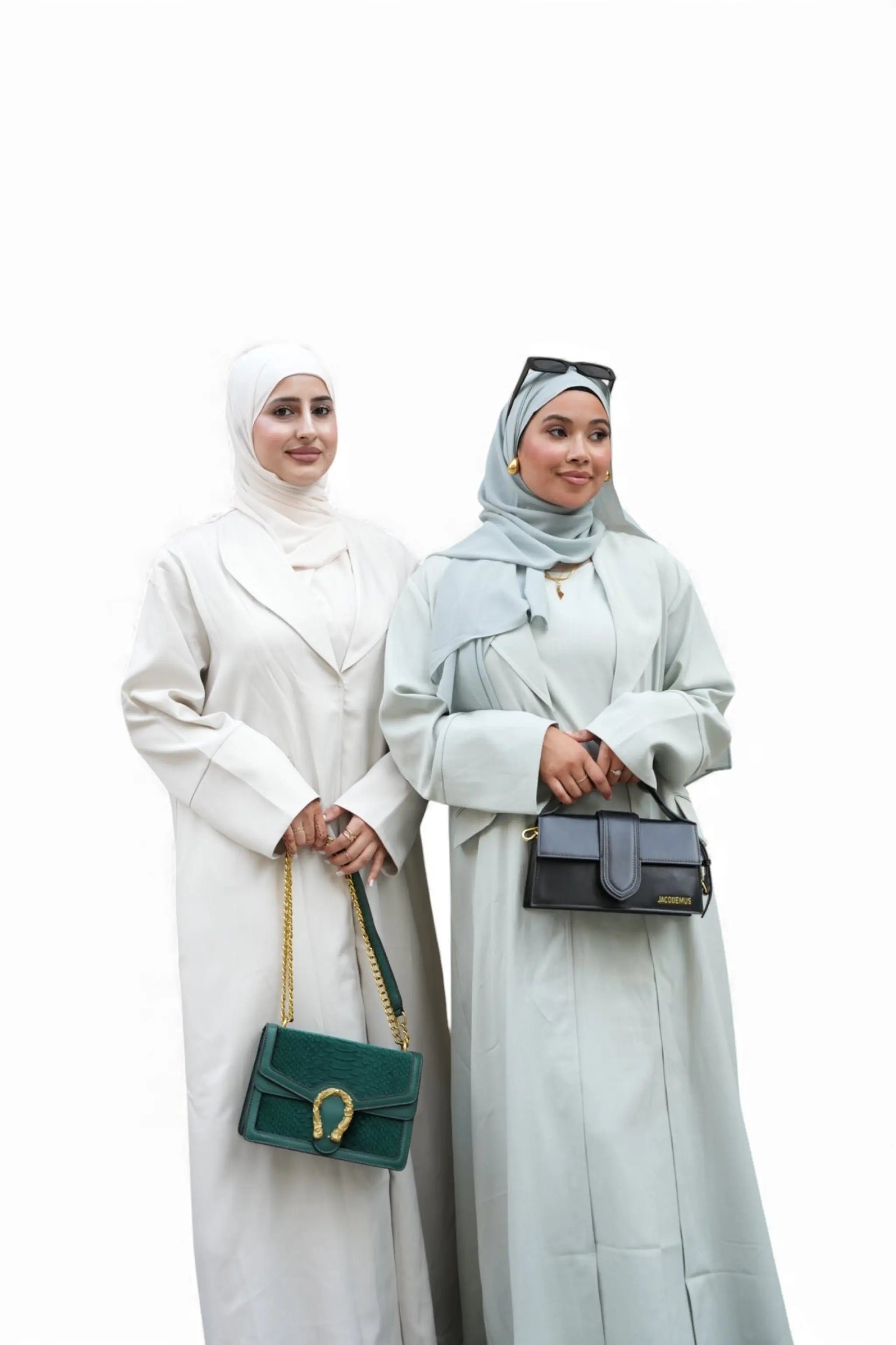 Ivory Bliss Blazer Abaya Set Dar-Al-Hayya