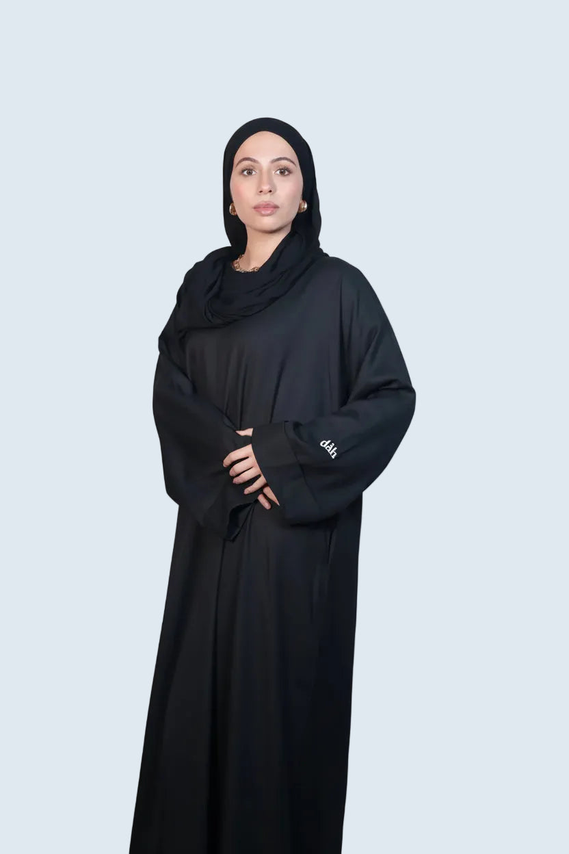 NOIR ÉLANCE ABAYA Dar-Al-Hayya