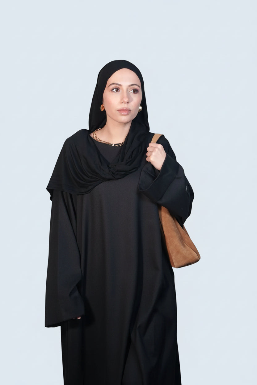 NOIR ÉLANCE ABAYA Dar-Al-Hayya