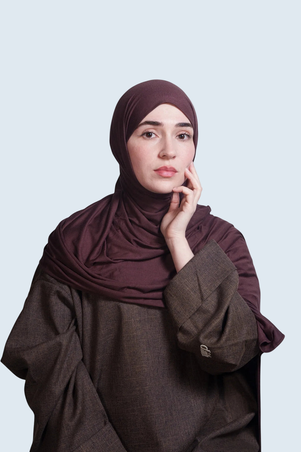 Classic Espresso Jersey Hijab