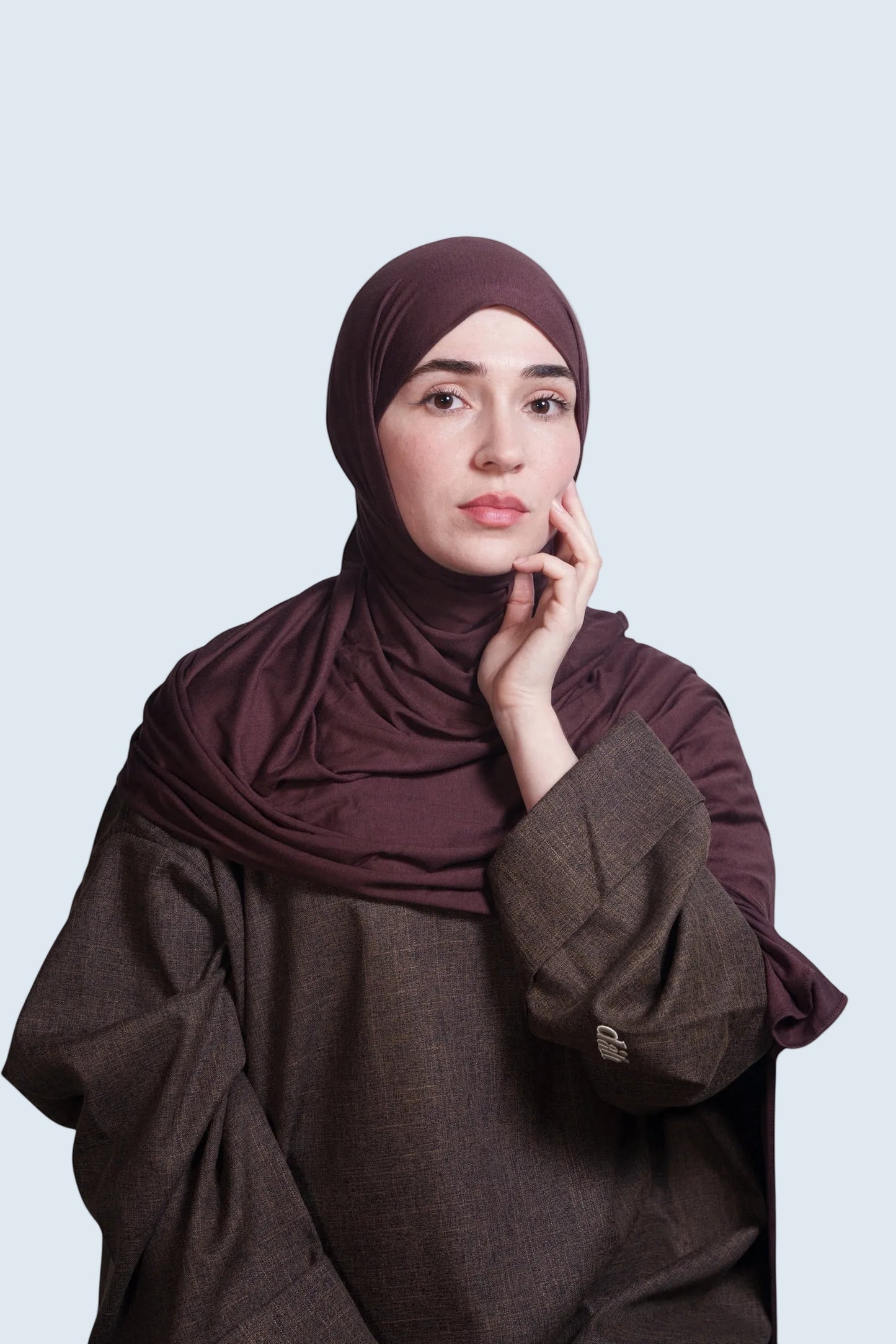 Classic Espresso Jersey Hijab