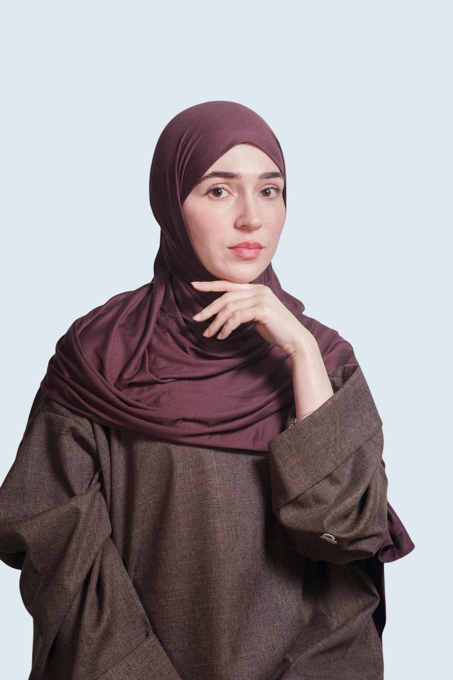 Classic Espresso Jersey Hijab