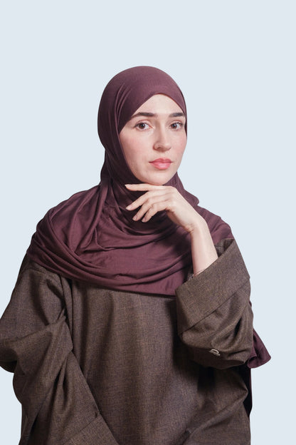 Classic Espresso Jersey Hijab