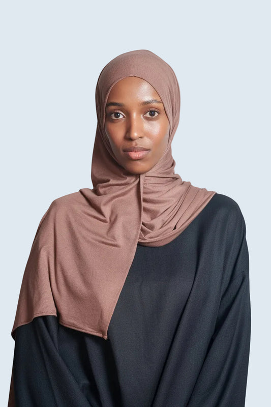 Premium Caramel Jersey Hijab