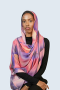 Sunset Prism Printed Modal Hijab Dar-Al-Hayya