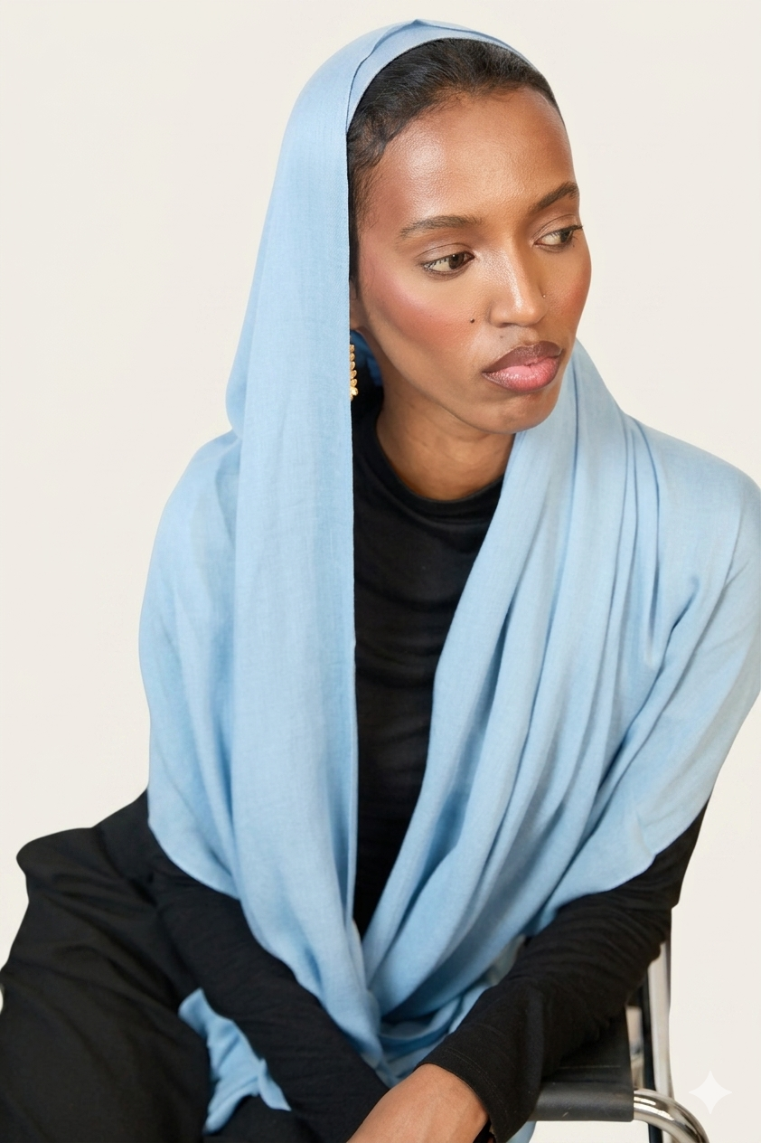 Light Blue Modal Hijab