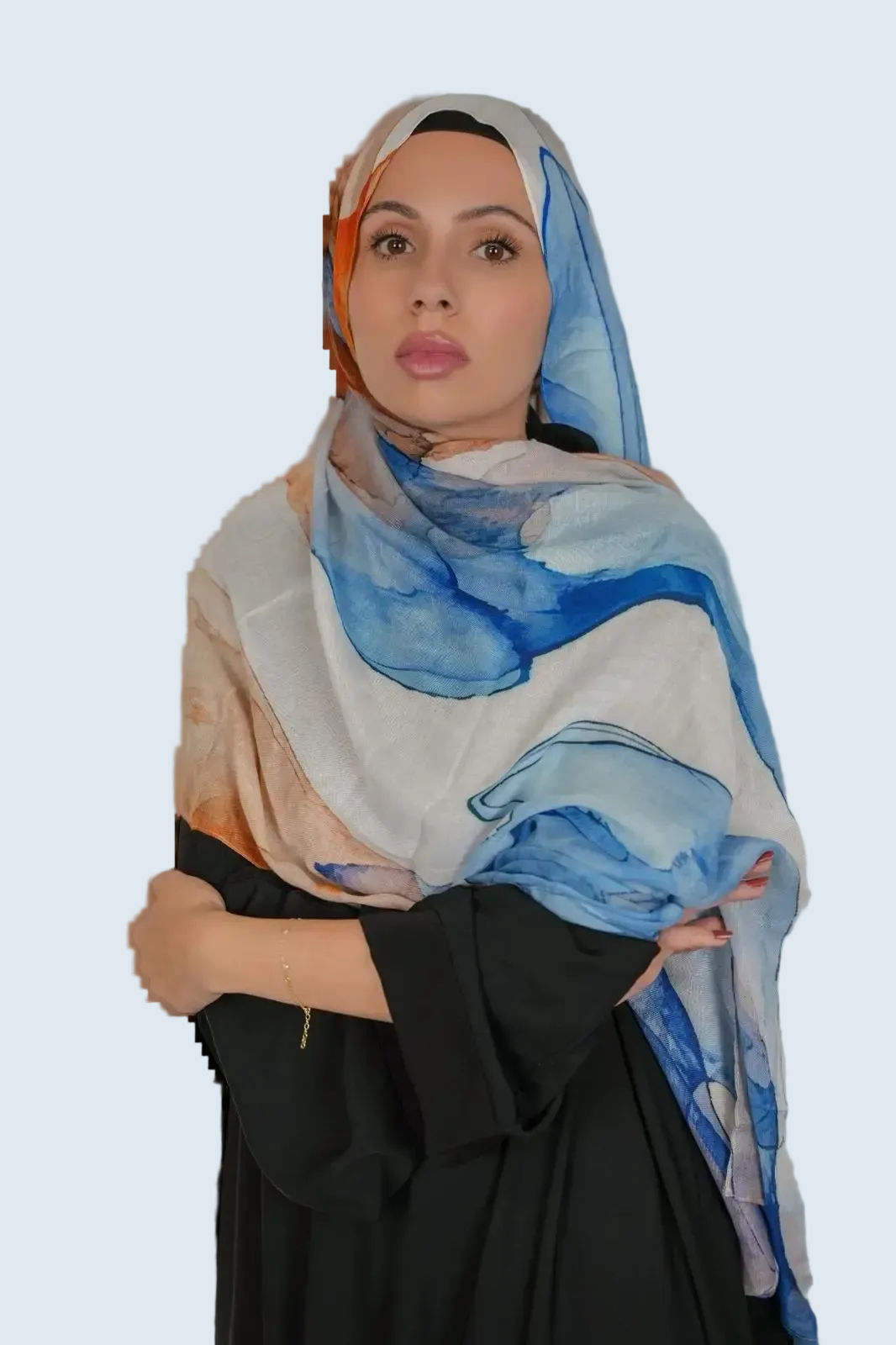 Sunrise Smoke Bamboo Print Modal Dar-Al-Hayya