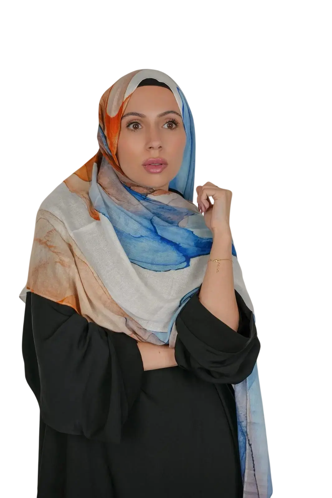 Sunrise Smoke Bamboo Print Modal Dar-Al-Hayya