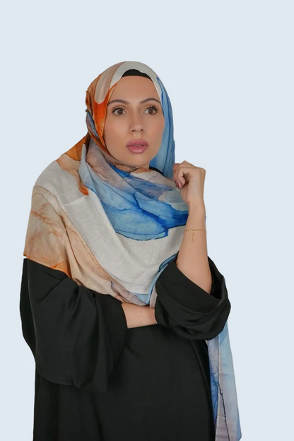 Sunrise Smoke Bamboo Print Modal Dar-Al-Hayya