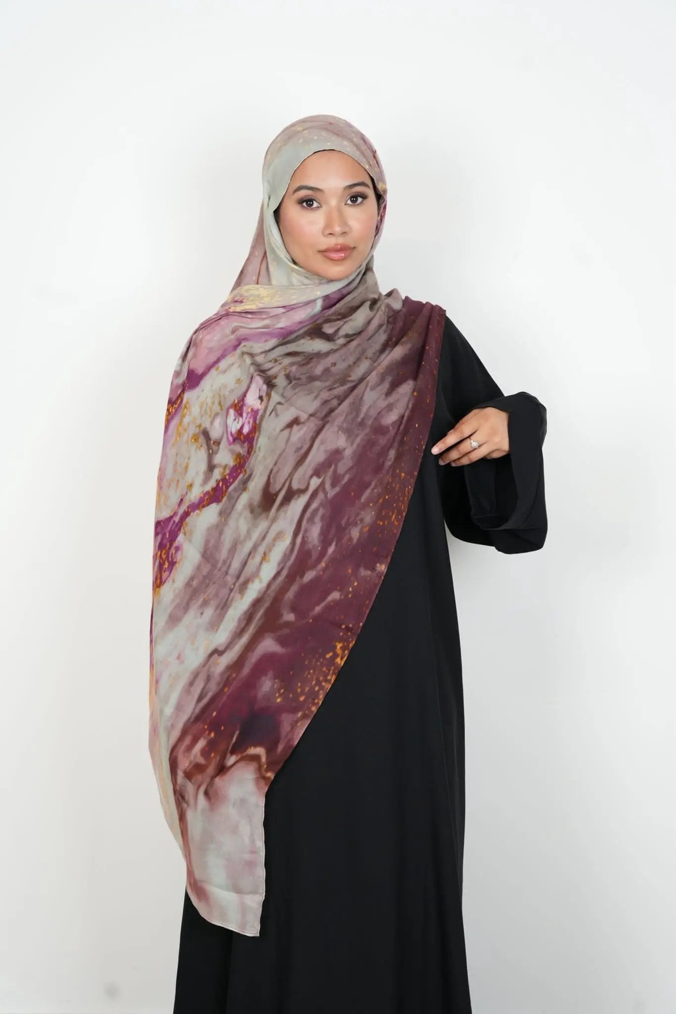 Golden Orchid Bamboo Print Modal Dar-Al-Hayya