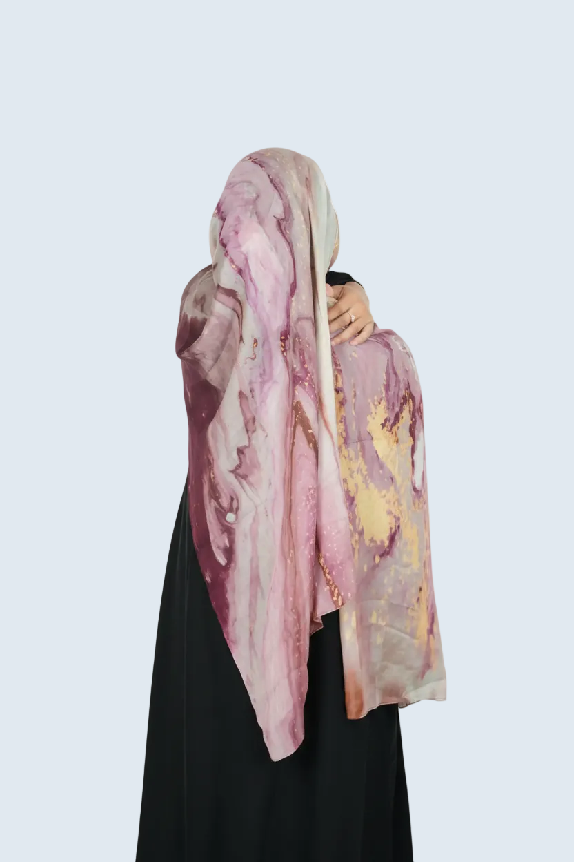 Golden Orchid Bamboo Print Modal Dar-Al-Hayya